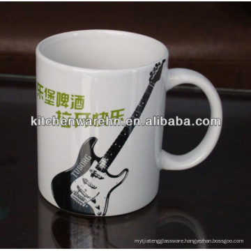 Haonai M-10351 white ceramic/porcelain orca mug